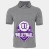 JB's  BIRDS EYE POLO   CHARCOAL - S Thumbnail