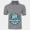 JB's  BIRDS EYE POLO   CHARCOAL - S Thumbnail