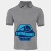 JB's  BIRDS EYE POLO   CHARCOAL - S Thumbnail