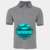 JB's  BIRDS EYE POLO   CHARCOAL - S Thumbnail