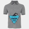 JB's  BIRDS EYE POLO   CHARCOAL - S Thumbnail