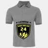 JB's  BIRDS EYE POLO   CHARCOAL - S Thumbnail