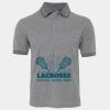 JB's  BIRDS EYE POLO   CHARCOAL - S Thumbnail
