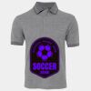JB's  BIRDS EYE POLO   CHARCOAL - S Thumbnail