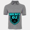 JB's  BIRDS EYE POLO   CHARCOAL - S Thumbnail