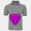 JB's  BIRDS EYE POLO   CHARCOAL - S Thumbnail