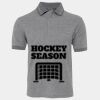 JB's  BIRDS EYE POLO   CHARCOAL - S Thumbnail
