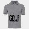 JB's  BIRDS EYE POLO   CHARCOAL - S Thumbnail