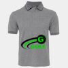 JB's  BIRDS EYE POLO   CHARCOAL - S Thumbnail