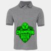 JB's  BIRDS EYE POLO   CHARCOAL - S Thumbnail