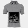 JB's  BIRDS EYE POLO   CHARCOAL - S Thumbnail
