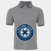 JB's  BIRDS EYE POLO   CHARCOAL - S Thumbnail