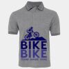 JB's  BIRDS EYE POLO   CHARCOAL - S Thumbnail