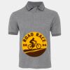 JB's  BIRDS EYE POLO   CHARCOAL - S Thumbnail