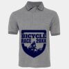 JB's  BIRDS EYE POLO   CHARCOAL - S Thumbnail