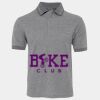 JB's  BIRDS EYE POLO   CHARCOAL - S Thumbnail