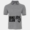 JB's  BIRDS EYE POLO   CHARCOAL - S Thumbnail