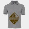 JB's  BIRDS EYE POLO   CHARCOAL - S Thumbnail