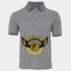 JB's  BIRDS EYE POLO   CHARCOAL - S Thumbnail