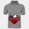 JB's  BIRDS EYE POLO   CHARCOAL - S Thumbnail