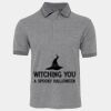 JB's  BIRDS EYE POLO   CHARCOAL - S Thumbnail