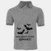JB's  BIRDS EYE POLO   CHARCOAL - S Thumbnail