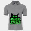 JB's  BIRDS EYE POLO   CHARCOAL - S Thumbnail