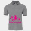 JB's  BIRDS EYE POLO   CHARCOAL - S Thumbnail