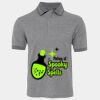 JB's  BIRDS EYE POLO   CHARCOAL - S Thumbnail