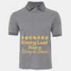 JB's  BIRDS EYE POLO   CHARCOAL - S Thumbnail