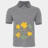 JB's  BIRDS EYE POLO   CHARCOAL - S Thumbnail