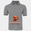 JB's  BIRDS EYE POLO   CHARCOAL - S Thumbnail