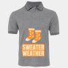JB's  BIRDS EYE POLO   CHARCOAL - S Thumbnail