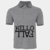 JB's  BIRDS EYE POLO   CHARCOAL - S Thumbnail