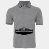 JB's  BIRDS EYE POLO   CHARCOAL - S Thumbnail