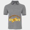 JB's  BIRDS EYE POLO   CHARCOAL - S Thumbnail