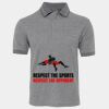 JB's  BIRDS EYE POLO   CHARCOAL - S Thumbnail