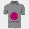 JB's  BIRDS EYE POLO   CHARCOAL - S Thumbnail