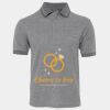 JB's  BIRDS EYE POLO   CHARCOAL - S Thumbnail