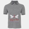 JB's  BIRDS EYE POLO   CHARCOAL - S Thumbnail