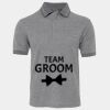 JB's  BIRDS EYE POLO   CHARCOAL - S Thumbnail