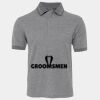 JB's  BIRDS EYE POLO   CHARCOAL - S Thumbnail