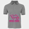 JB's  BIRDS EYE POLO   CHARCOAL - S Thumbnail