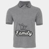 JB's  BIRDS EYE POLO   CHARCOAL - S Thumbnail