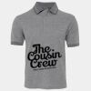 JB's  BIRDS EYE POLO   CHARCOAL - S Thumbnail