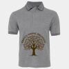 JB's  BIRDS EYE POLO   CHARCOAL - S Thumbnail