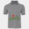 JB's  BIRDS EYE POLO   CHARCOAL - S Thumbnail