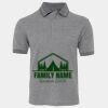 JB's  BIRDS EYE POLO   CHARCOAL - S Thumbnail