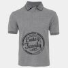 JB's  BIRDS EYE POLO   CHARCOAL - S Thumbnail