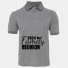JB's  BIRDS EYE POLO   CHARCOAL - S Thumbnail